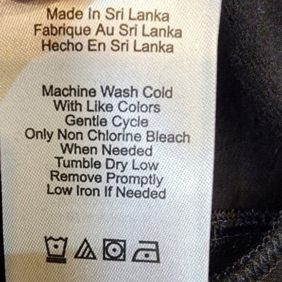 Donna Karan Sleepwear Poncho Women S/M Knit Hooded Black French Terry Soft Cozy - Picture 9 of 10